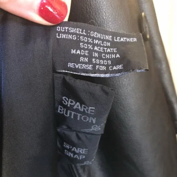 Roundtree and Yorke Leather Jacket - Picture 3 of 6